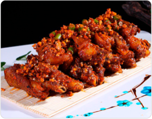 Жареные острые бараньи ребра